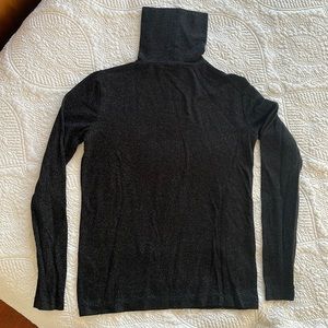 J Crew tissue turtleneck with sparkle